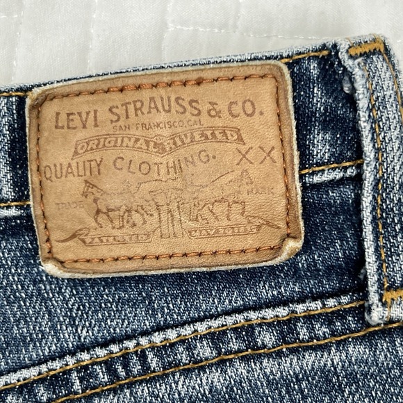 VTG Levi's 509 Straight Fit Stretch Jeans Men's 32 Blue 50950-1317 Y2K Vintage - Picture 8 of 10